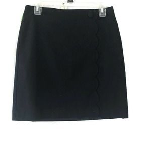 Talbots Petite Navy Blue Pencil Straight Skirt 4